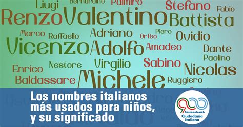 hombre italiano|961 nombres italianos de niño y su significado